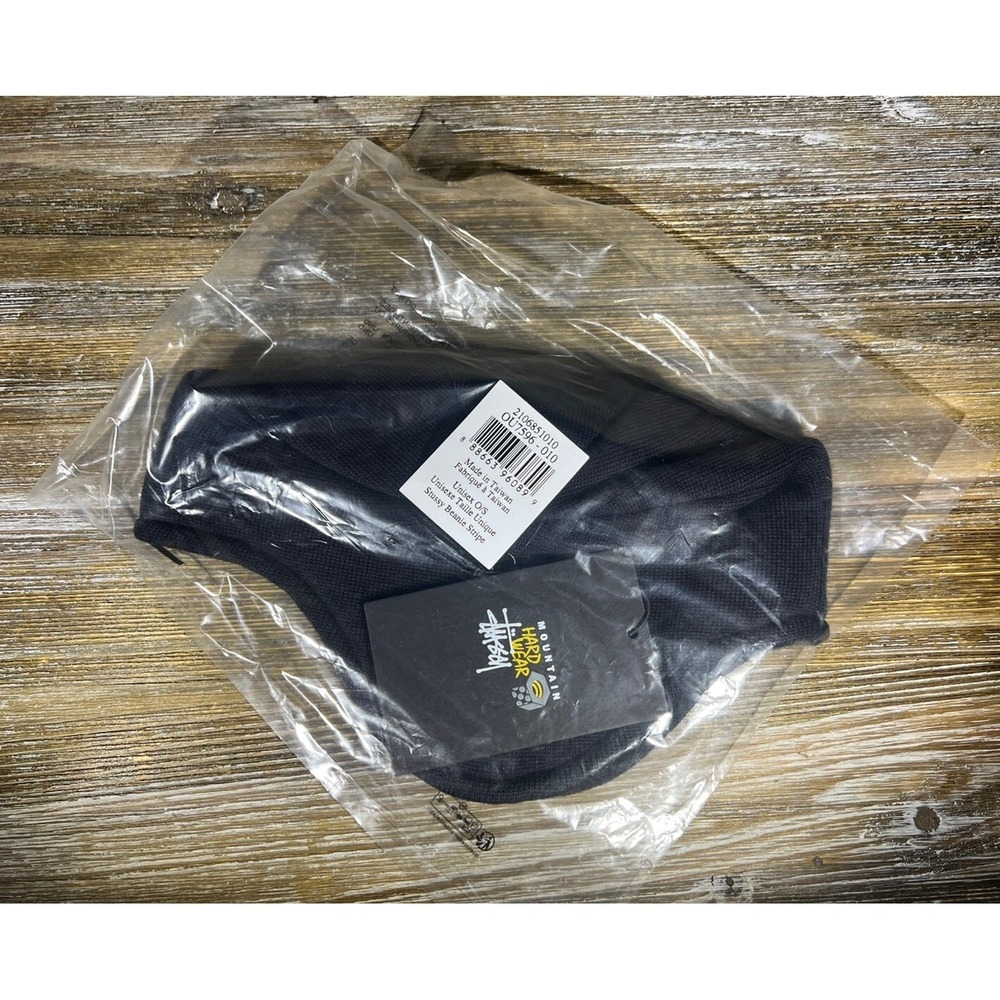 Stussy x Mountain‎ Hardwear Ear Flap Beaine Toboggan Black NWT In Hand